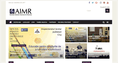 Desktop Screenshot of aimr.ro