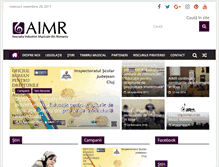 Tablet Screenshot of aimr.ro